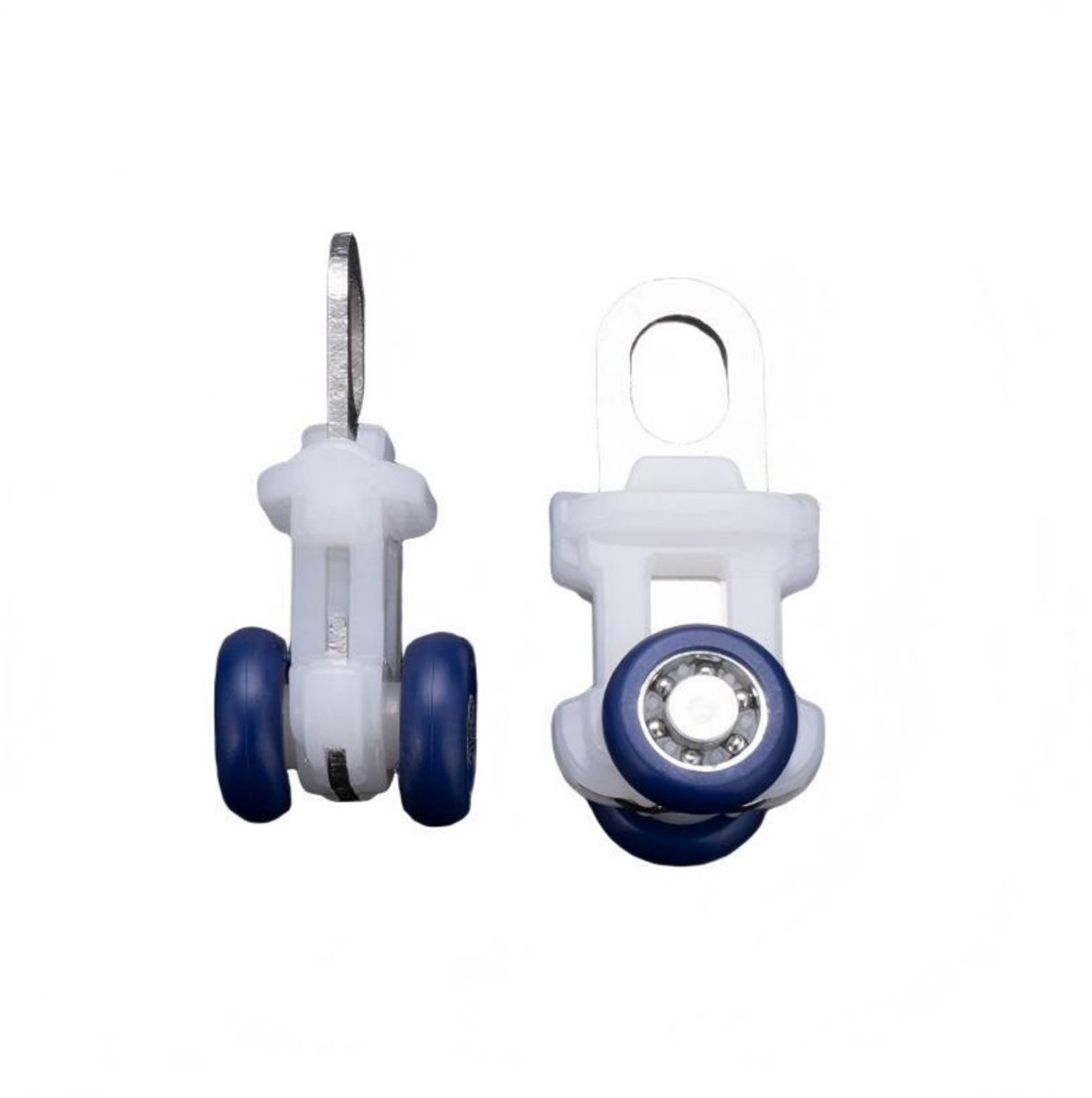 Geluidsarme rolgeleiders - 10 stuks - Maat S - 11,3*35 mm - gordijnrolgeleiders - Roestvrijstalen rolgeleiders - Rolgeleiders met lagers - Rolgeleiders voor gordijnen - Geluidsarme rolgeleiders - Rolgeleiders voor gordijnen