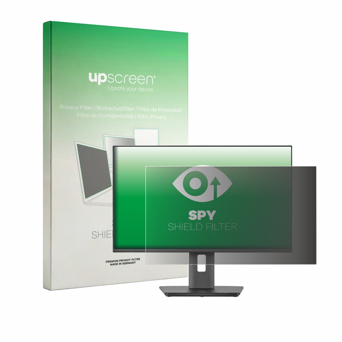 upscreen - privacyscherm voor Iiyama ProLite XB2497HSU-B1 - privacy filter screenfilter Blauwlichtfilter