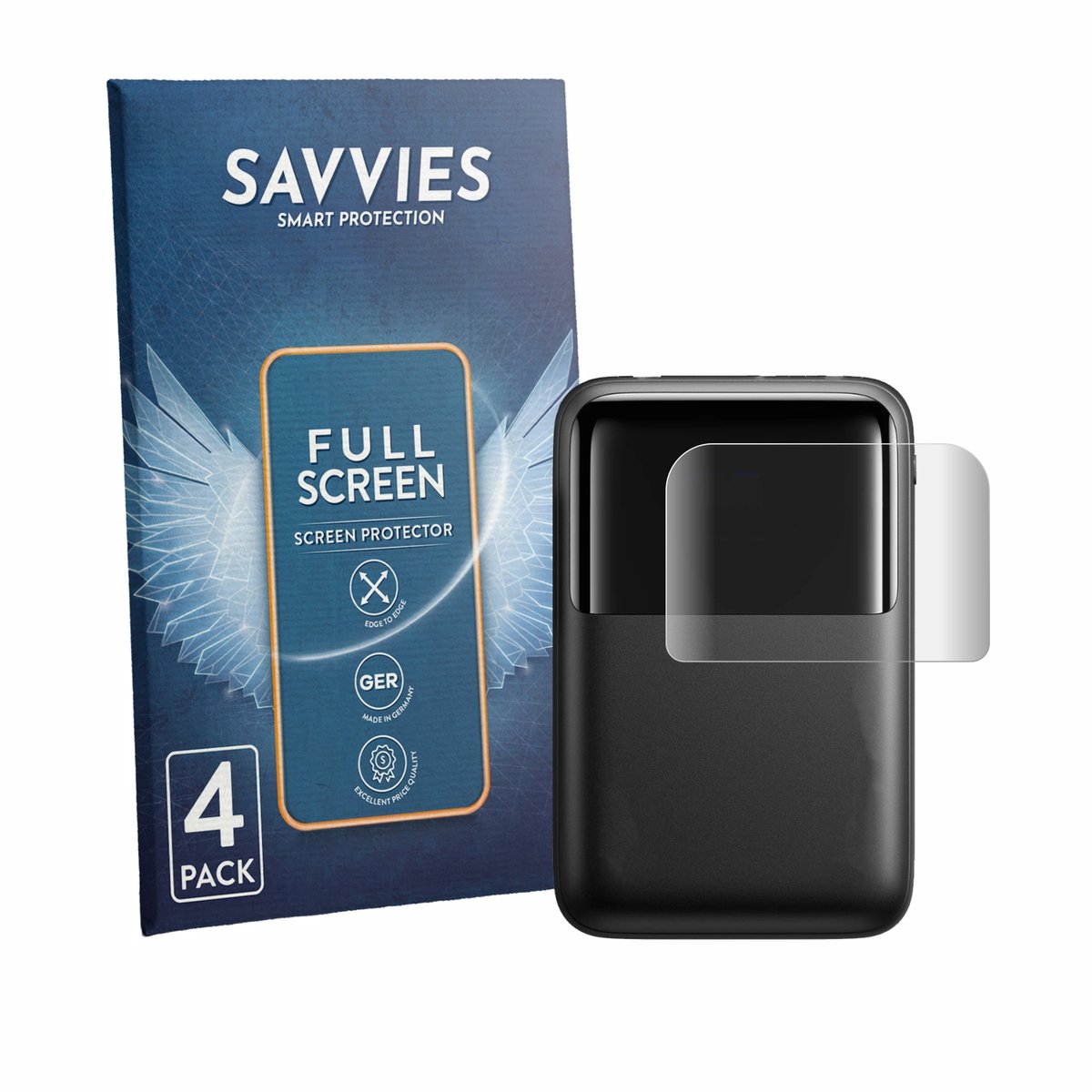 Savvies - Screenprotector voor INIU Cougar P63-E1 - Folie Beschermfolie transparant volledig dekking 4 Stuks