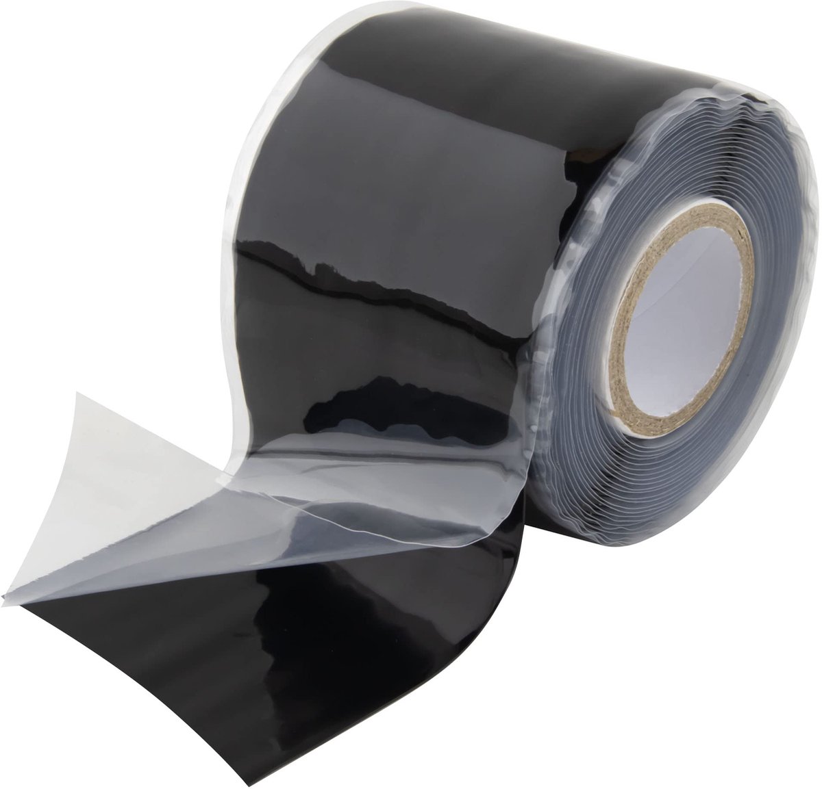 SnelShoppen - 5,0 cm x 3 meter Zelfklevende Siliconen Band, Zwart, Isolatietape, Waterdicht, Voor Slangreparatie, Kabelreparatie, Voor Waterdichte Rep