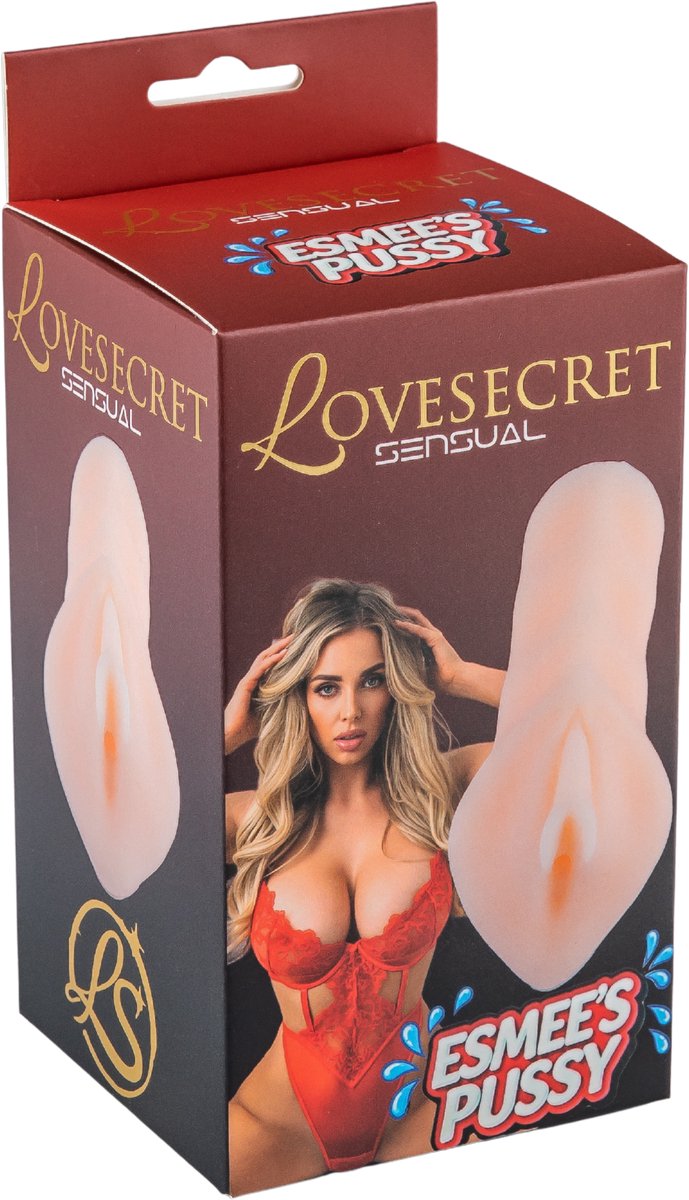 Lovesecret Sensual Esmee’s Pussy – Realistische Pocket Pussy – Vagina Masturbator voor Mannen – beige – Handmatig