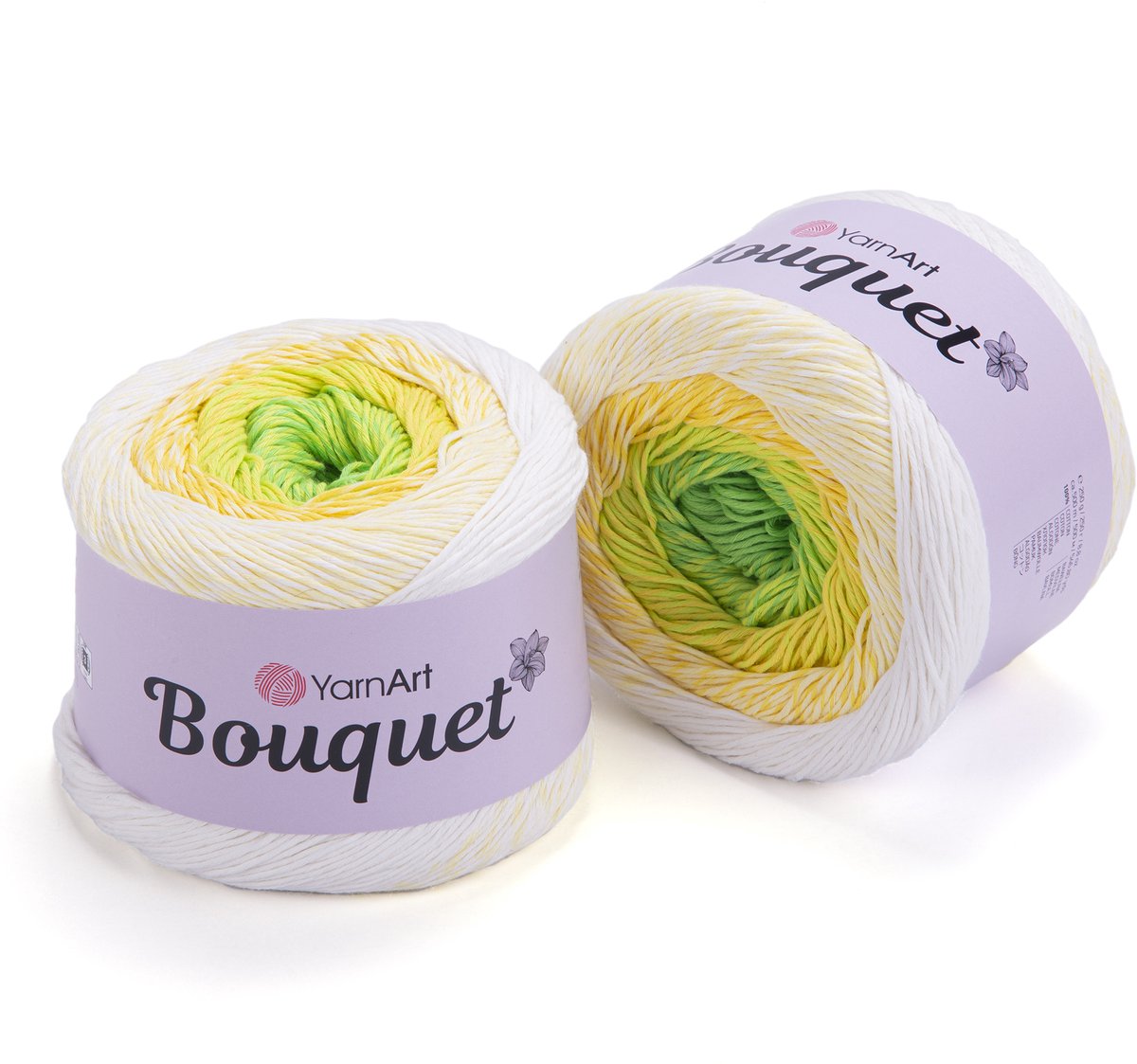 YarnArt Bouquet Verloopgaren (Gradient Cake) - 100% Katoen - voor Haken en Breien - 250g / 500m - Kleur 705