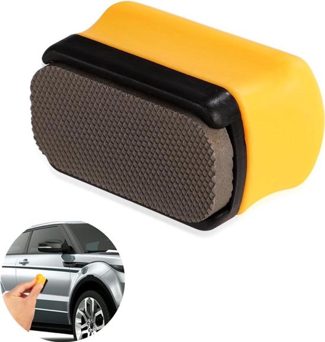 Vierkante mini-vijl, speciale vorm, gemiddelde korrelgrootte, magnetisch, voor het verwijderen van verf- en olievlekken en oneffenheden.