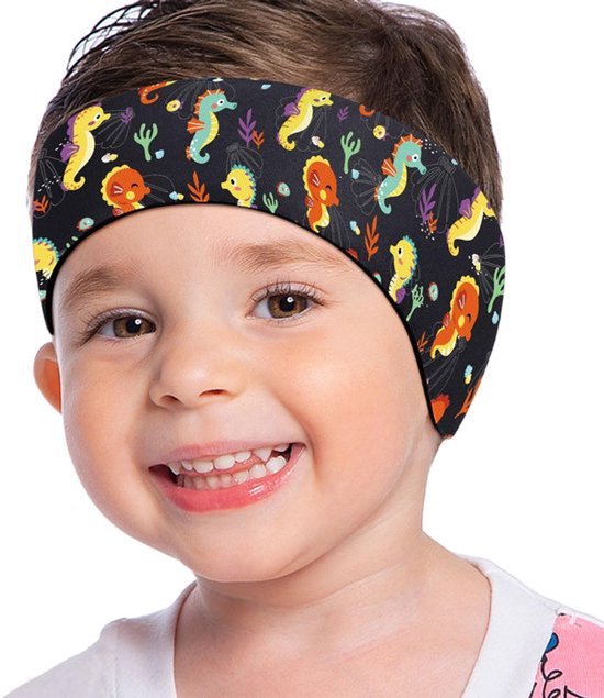 MoKo Zwemhoofdband, neopreen zwemband, oorband, waterdichte hoofdband, haarband met hoge elasticiteit, oorbescherming band