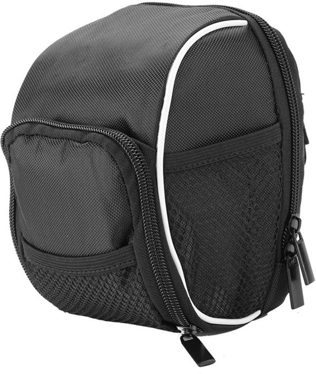 Fietsstuurtas Waterdicht - Reflecterende Strips - 3 Klittenbandriemen - Veelzakendesign - Hoogwaardig 1680D Polyester - Geschikt voor Diverse Fietsen - Fiets Tas