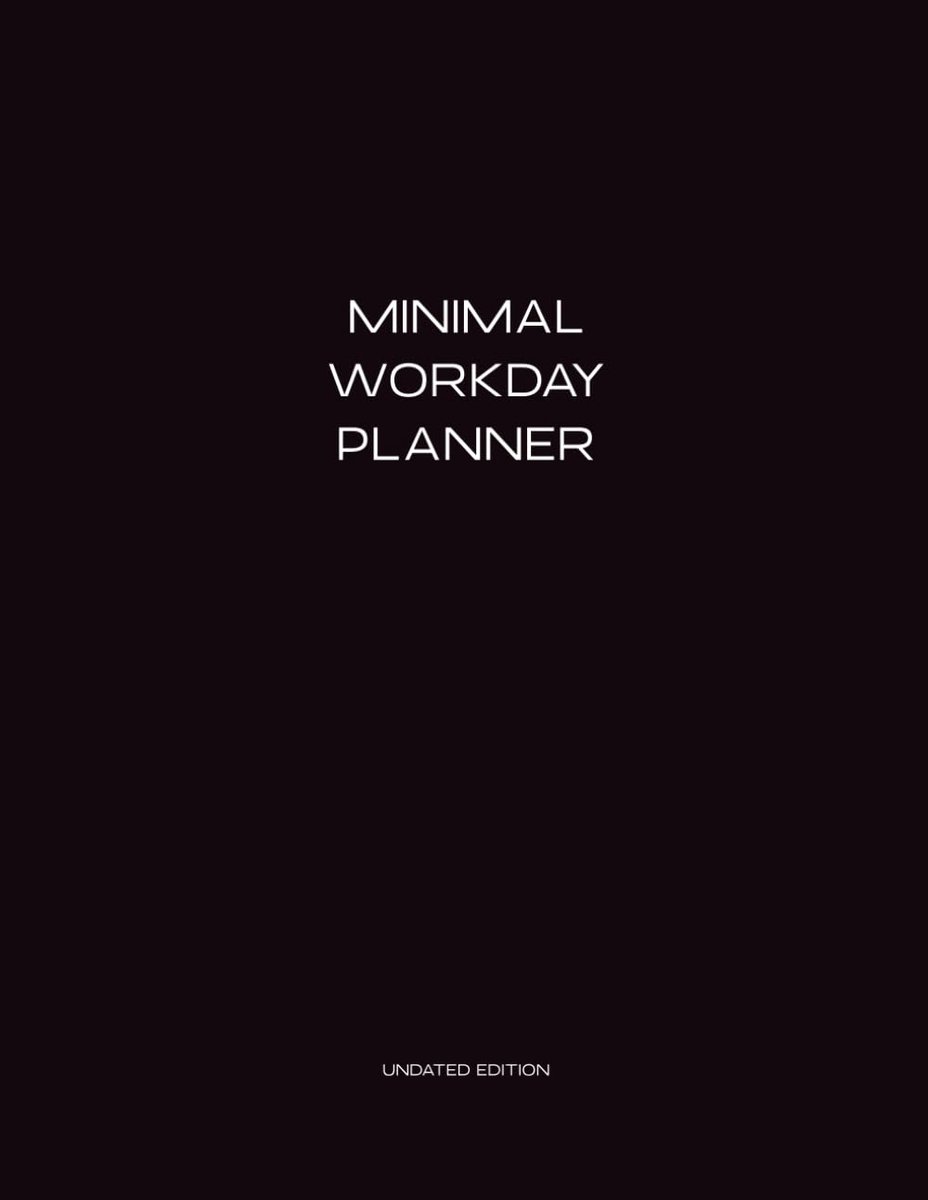 Werkdag planner 8,5 x 11 inch - ongedateerd - met schema, prioriteiten en resultaten - verbeter je productiviteit - ShopVlot