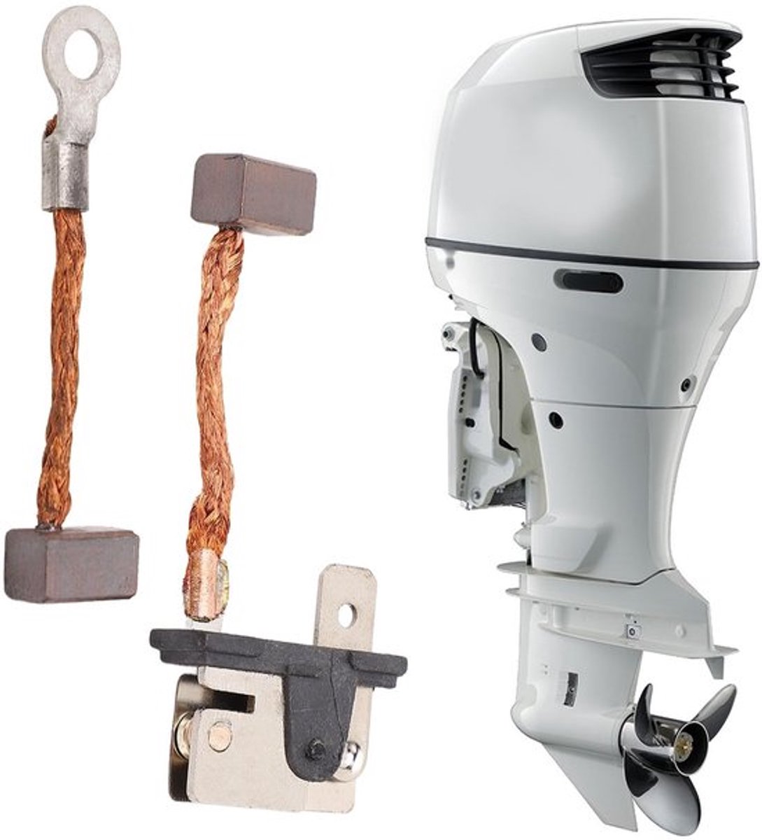 Buitenboordmotor Borstelset Vervanging - Borstelset voor Buitenboordmotor - 4 Stuks - Duurzaam - Betrouwbaar - OE 3113394900 - Motorborstelset