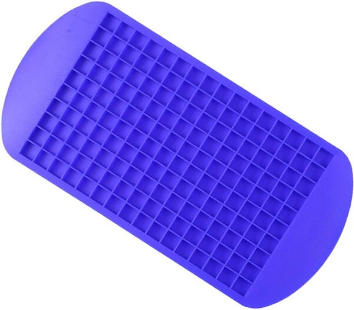 SnelShoppen - Silicone IJsblokjesvorm 160 Mini IJsblokjes, 1cm Vierkante IJsblokjes Tray voor Koelkast, Vaatwasser, Oven en Magnetron, Ideaal voor Fee
