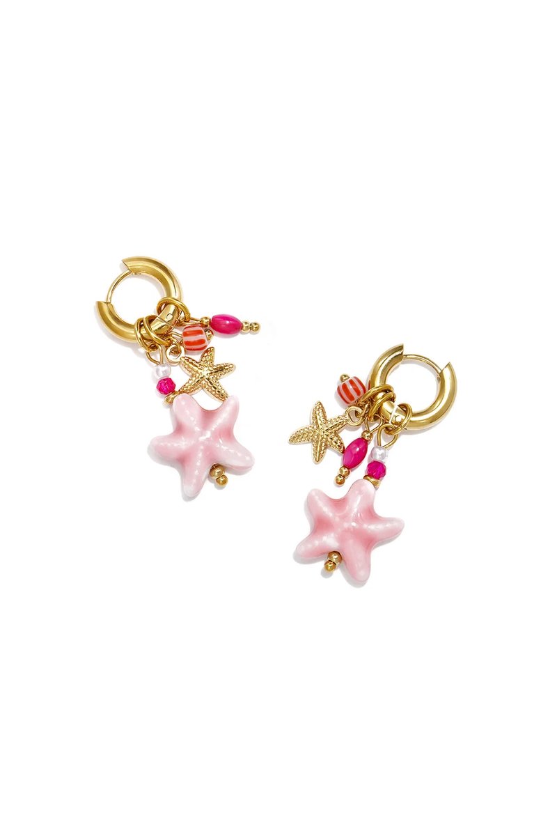 Zeesterren, Vakantiethema, Dagelijkse Romantische Serie, Damessieraden - jewelry - sieraden - oorbellen - earring