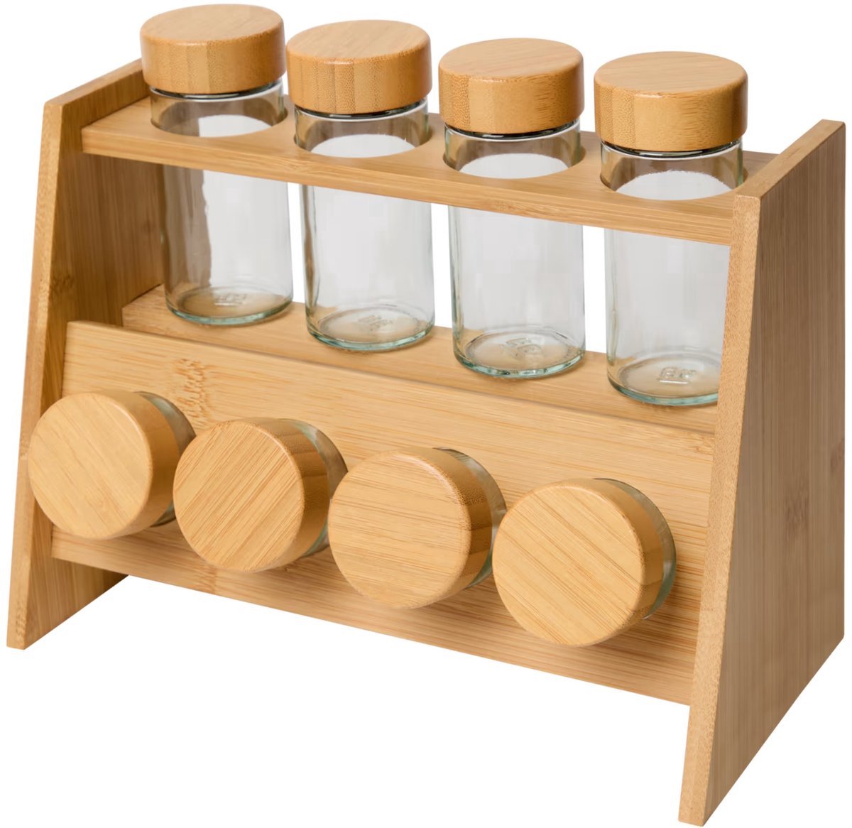 SPICE CAROUSEL - 8 BOTTLE - BAMBOO