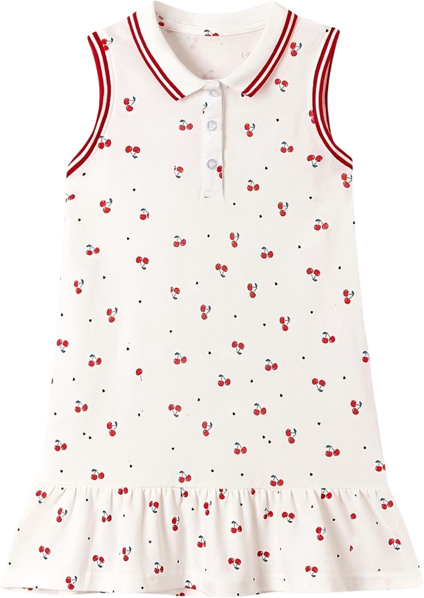 Currero Zomerjurk Meisjes Zomerjurken Kinderen Jurk Meisje Ibiza Stijl Sundress Kinderkleding 7 Jaar Ivoorwit