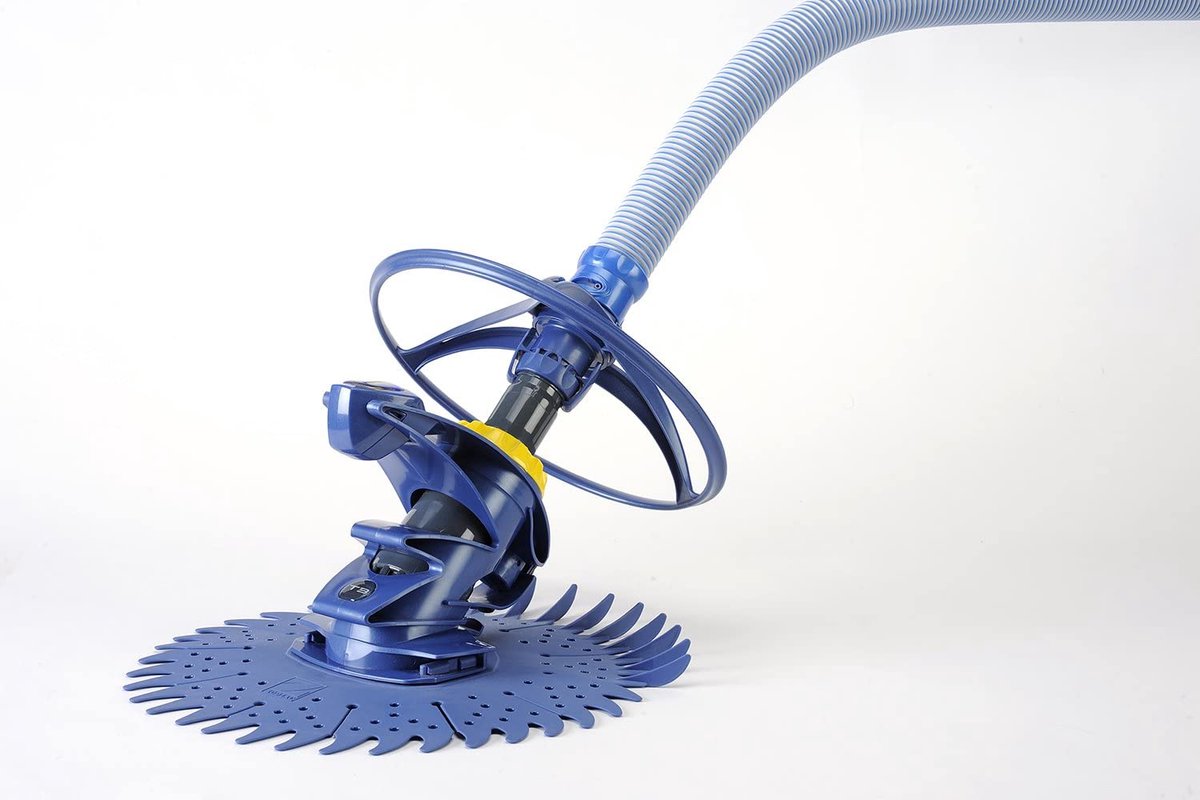 SnelShoppen - Hydraulische Zwembadreiniger Robot T3, Membraanzuiging, Voor Zwembaden Tot 9x5m, Blauw, Onderwater Reiniging, Zwembadaccessoires