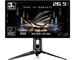 ASUS ROG Swift OLED PG27AQWP-G EDITION 20 – QHD Tandem OLED Monitor – Next Gen OLED – TrueBlack Glossy – 540hz – 27 inch