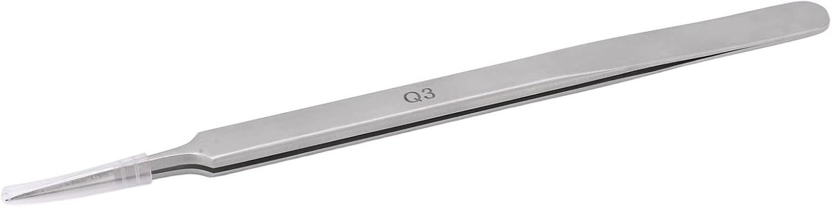 Superfijne RVS Pincet voor Ambacht en Onderhoud van Vingerafdrukken, Antimagnetisch en Precisie 0.01mm Draadklemmen