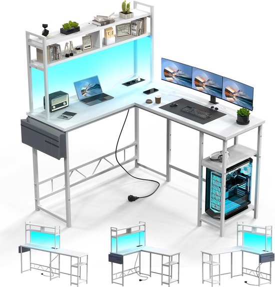 Hoekbureau Gaming - Bureau L Vormig - Computer Desk - thuis bureau — afbeelding 2