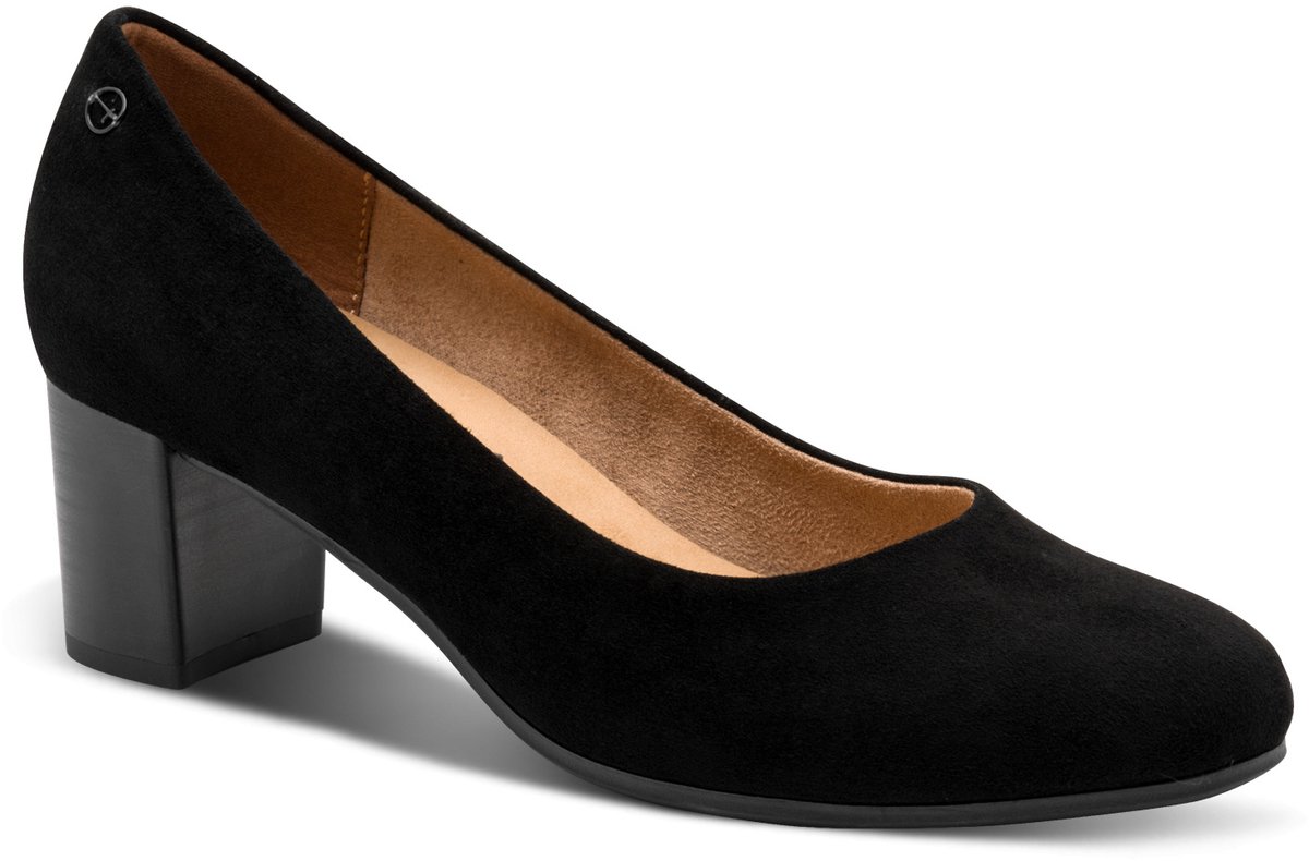 Tamaris Comfort Essentials Dames Pumps - BLACK SUEDE