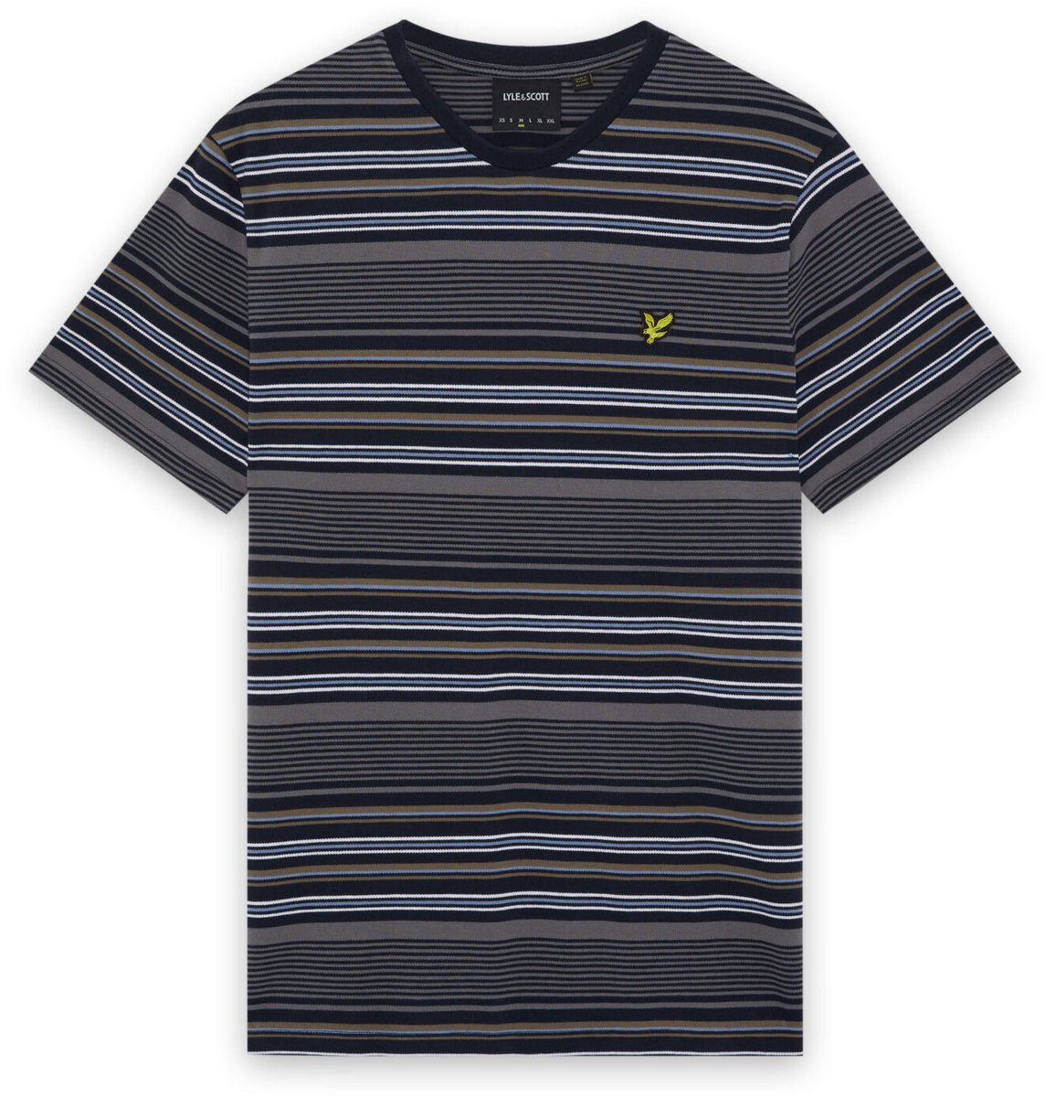 Lyle & Scott - Heren t-shirt - Maat S - Mannen - MARINE -