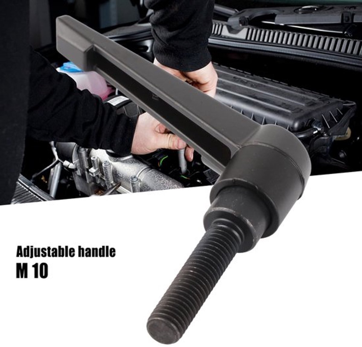 Drukknopratel 4 Stuks - Verstelbare Bevestigingshandgreep - Klemhendel - Handgreep voor Machines - Koolstofstaal/Zinklegering - Schroeflengte 40 mm