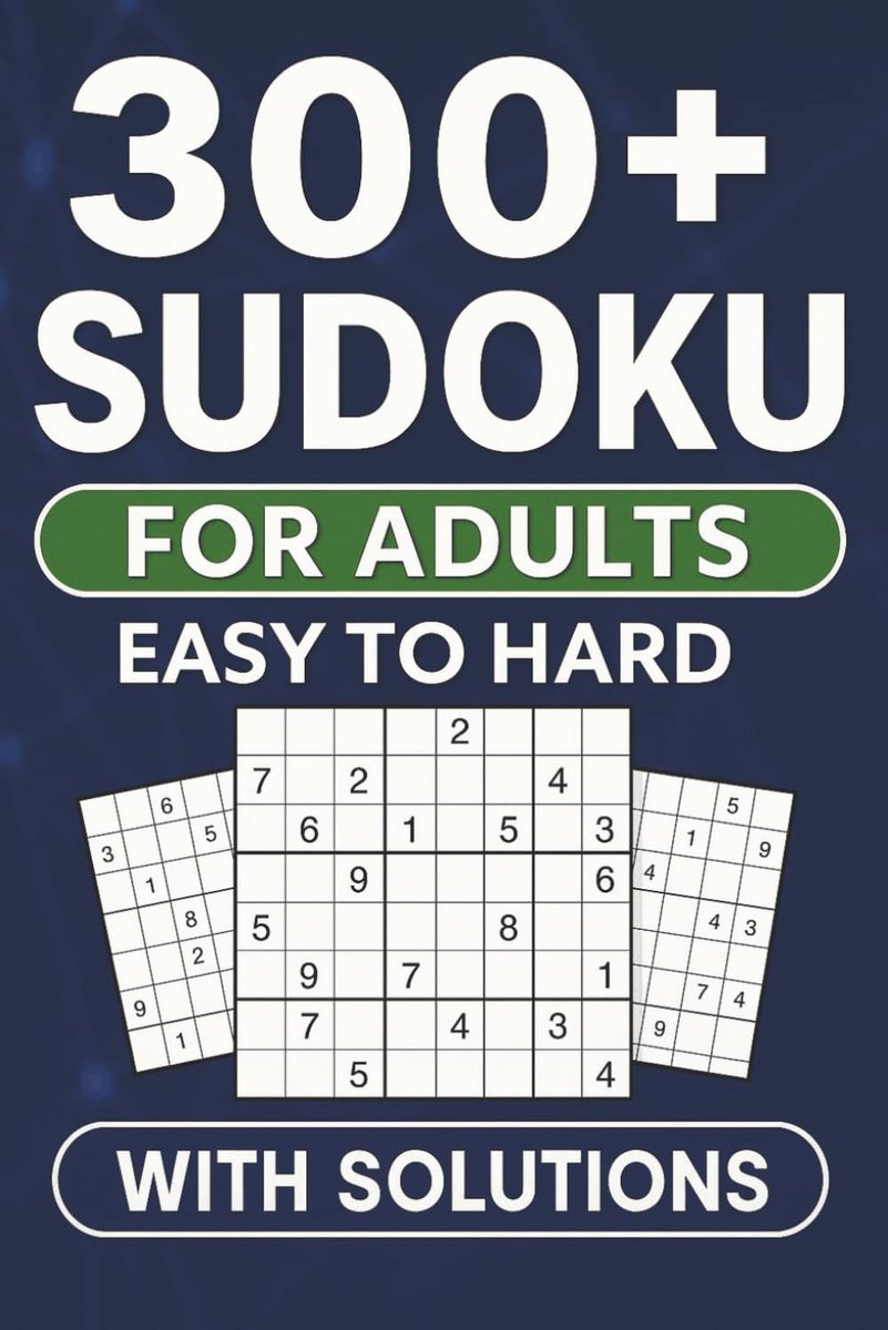 SnelShoppen - Brain Workout Sudoku Boeken: 300+ Leuke Puzzels met Volledige Oplossingen voor Ontspanning, Denken en Oplossen - Sudoku Plezier voor Elk