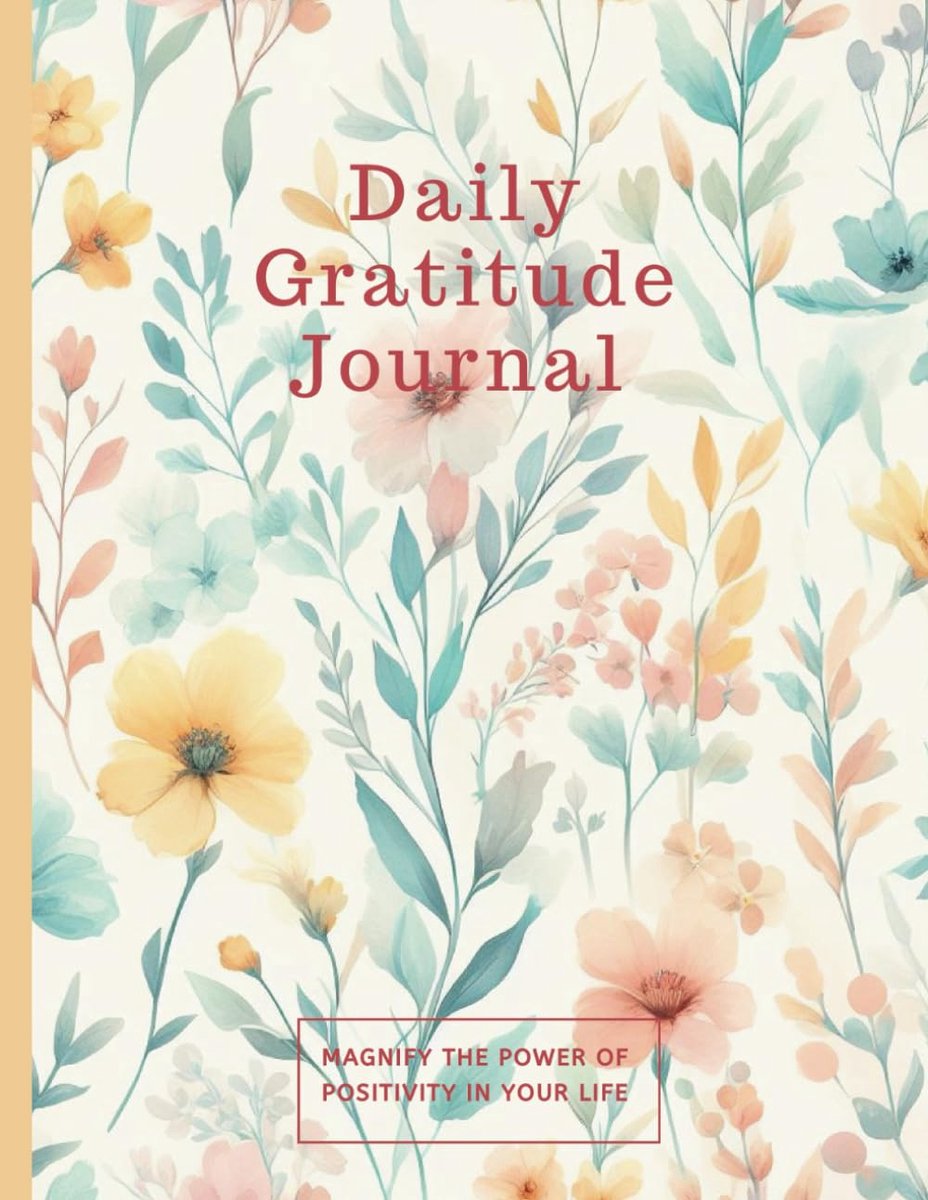 SnelShoppen - Dankbaarheid Journal Notitieboek - Dagelijks Journaling & Dankboek voor Positieve Gedachten, A5 Formaat, Katoen, 120 Pagina's, Met Inspi