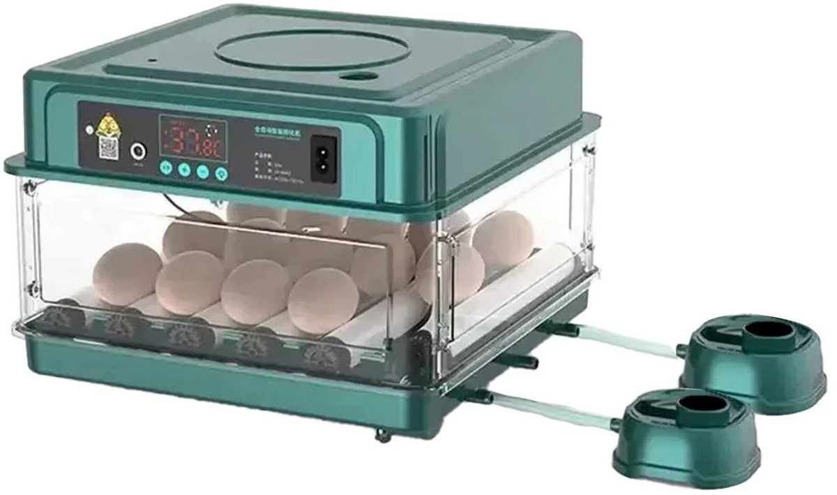 Volledig Automatische Intelligente Huishoudelijke 15-Eierenbroedmachine Ladetype Mini-Eierenbroedmachine Met Automatische Wateraanvulling En Temperatuurregeling Kleine Kippenbroedmachine Kippenplantenbroedmachine