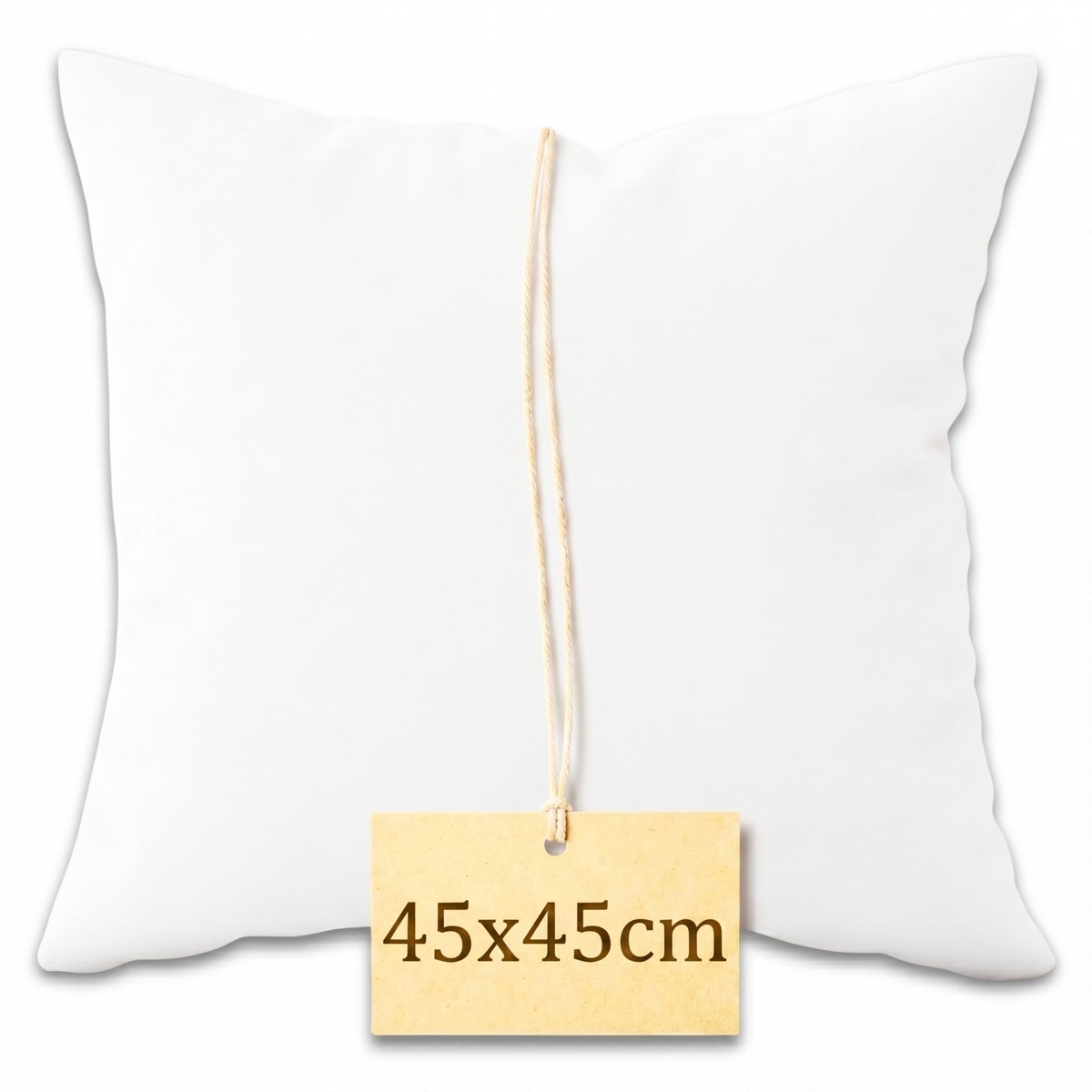 Koney Hoofdkussen 45 x 45 cm - microvezel - HCS-vulling - Wit