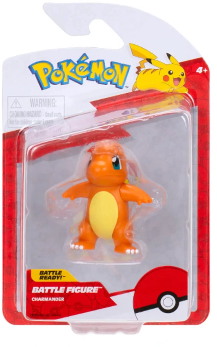 Pokemon Battle Figure Charmander 4 cm groot - Merchandise - verzamelfiguur