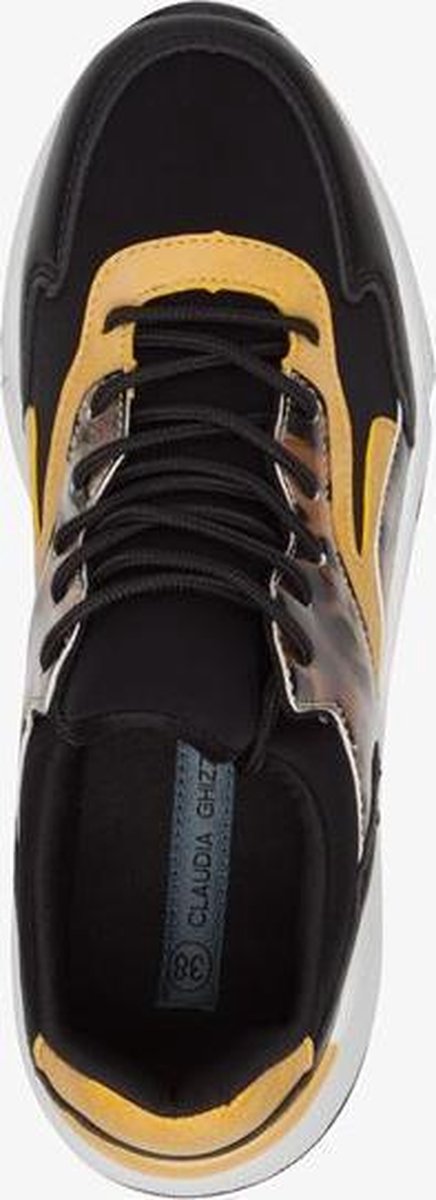 Claudia Ghizzani dames leopard dad sneakers - Zwart - Maat 40 | bol.com
