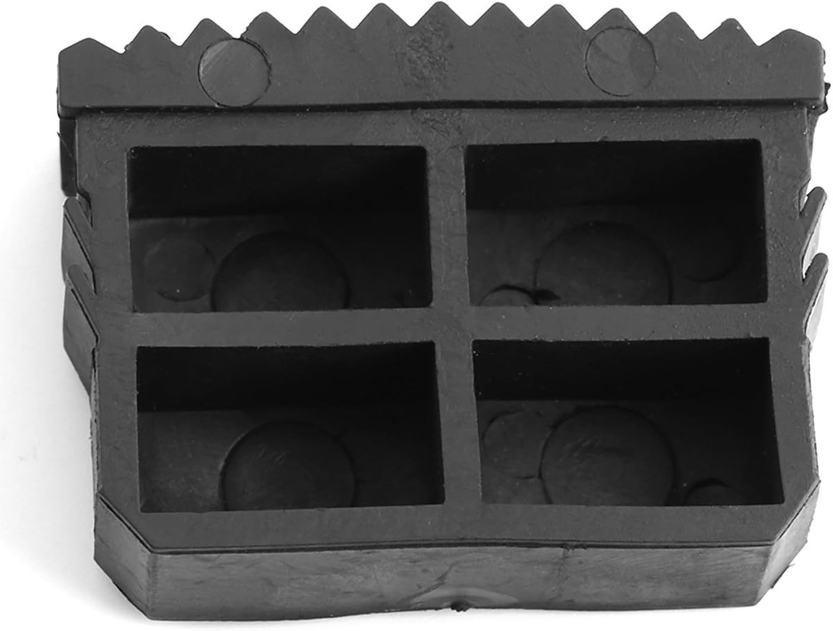 Universele Rubber Voeten voor Ladders - 2 Stuks Rectangular Cover Caps, Antislip, Duurzaam en Stabiel