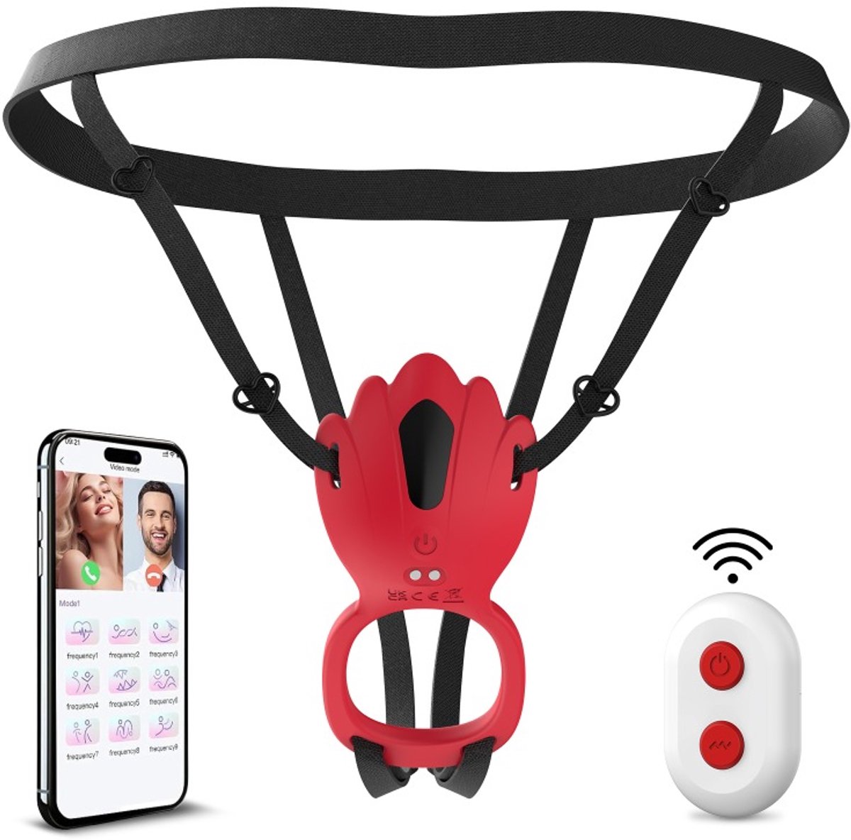 Intiem Cadeau - Koppel Vibrator - Clitoris en Cockring - Vibrators voor vrouwen - Clitoris Stimulator - Met afstandsbediening - met app