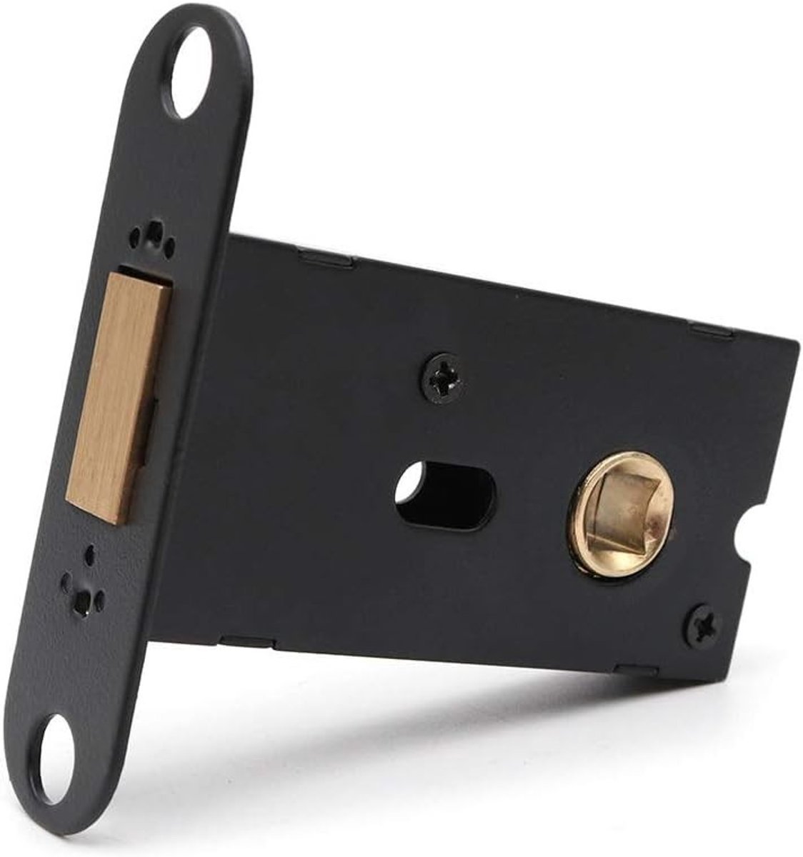 Tubular Mortise Latch voor Deuren, Geschikt voor Veerhandgrepen, Zwart, 55mm, Veilig en Duurzaam