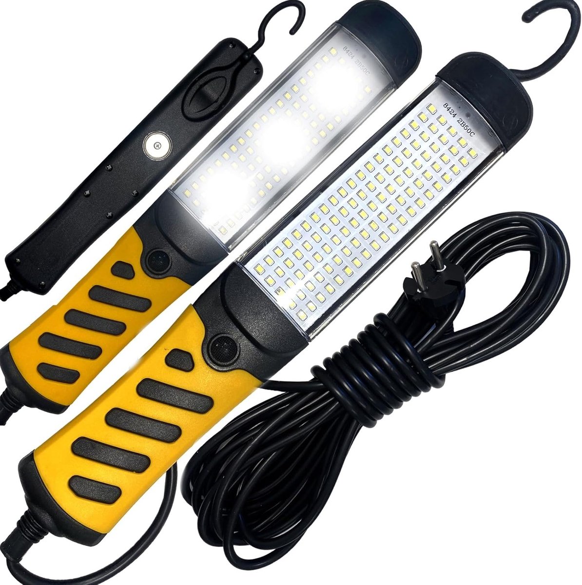 Werklicht 1600 lumen - 8 m stroomkabel - 100 LED's - perfect voor donkere werkruimtes - SnelShoppen