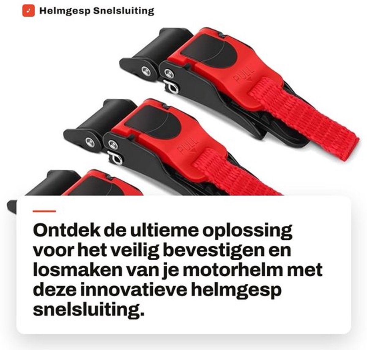 Helmgesp Snelsluiting - 3-delige Helmriem - Verstelbaar Ontkoppel Systeem - Snelheidsclip - Kinband - Hoogwaardige Kwaliteit - Helmclip
