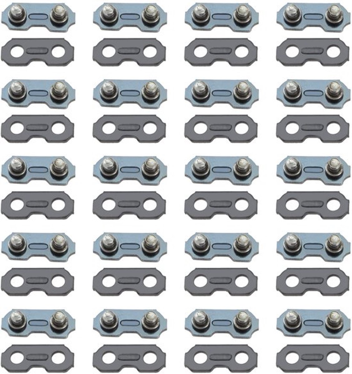 Zaagkettingschakels 20 Stuks - Geschikt voor 1,3 mm/3/8LP Kettingen - Metaal - 66-84 Schakels - Eenvoudig te Installeren - Robuust en Duurzaam - Kettingzaagschakels