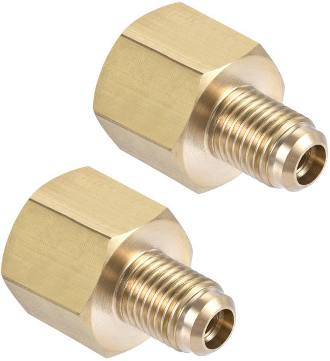 Messing Pijpfitting Adapter voor Lekvrije Verbindingen (2 Stuks)