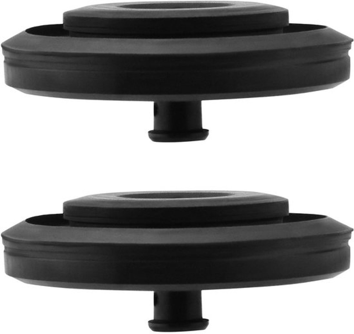 Toiletvullen Klep 2 Stuks - Afdichtring - Vervangingsdeel - Siliconen - Model 242MP071 - Zwart - Afsluiter