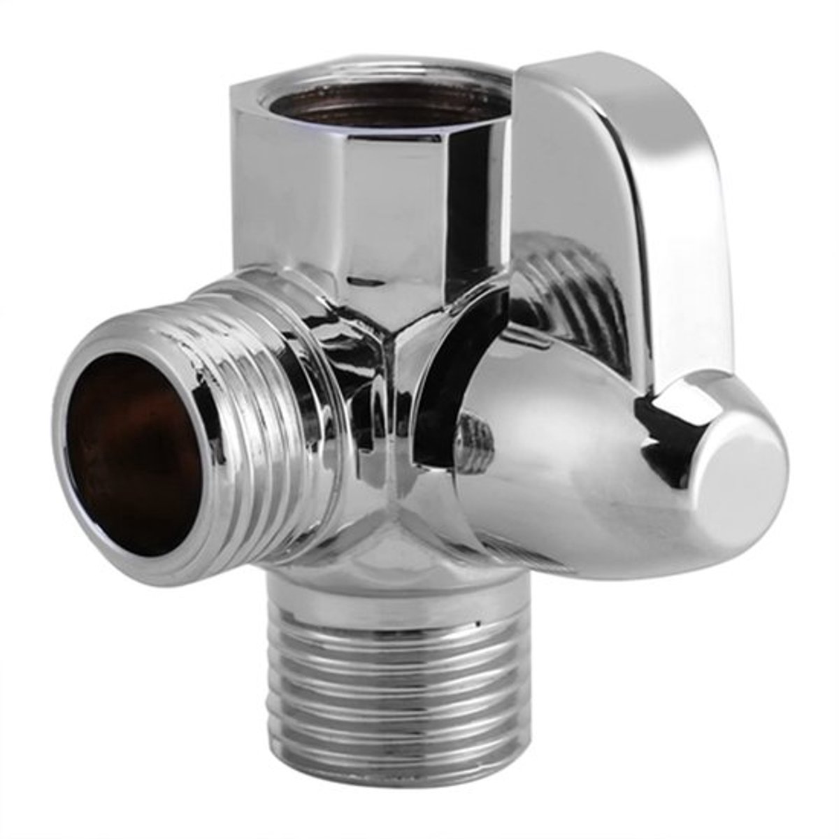 3-weg omschakelklep - Douche-adapter - Hoogwaardige kunststof - Reserveonderdeel - Eenvoudige installatie - Geschikt voor douchesystemen