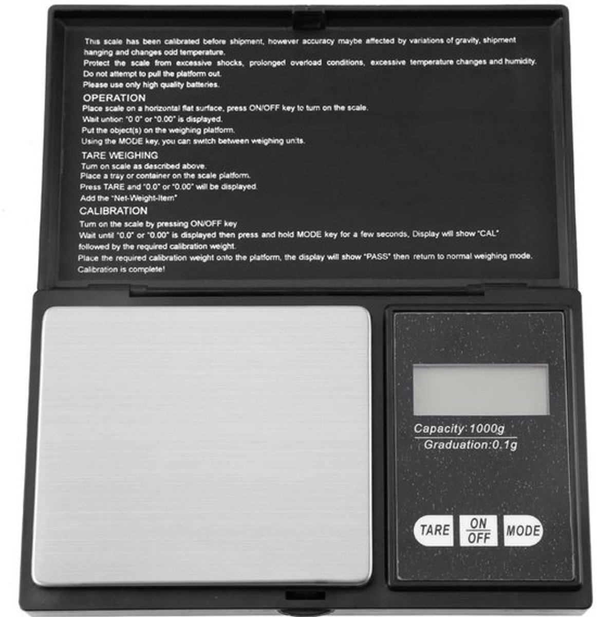 Digitale zakweegschaal - Mini weegschaal - Hoge precisie
