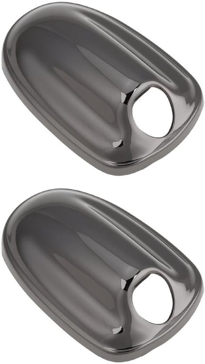 Washer Nozzle Covers - 2 Stuks Gloss Black - Compatibel met MINI F55/F56/F57 - Bescherming tegen stof/vuil - Eenvoudige installatie - Duurzaam plastic - Sproeiers