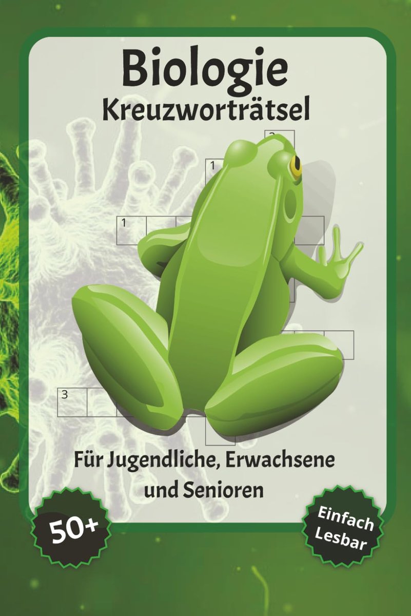 SnelShoppen - Biologie Kreuzworträtsel - Wetenschappelijke Puzzels, Evolution, Educatief, 120 Pagina's, 6x9 Inch - Perfect voor Vakantie, Ontspanning
