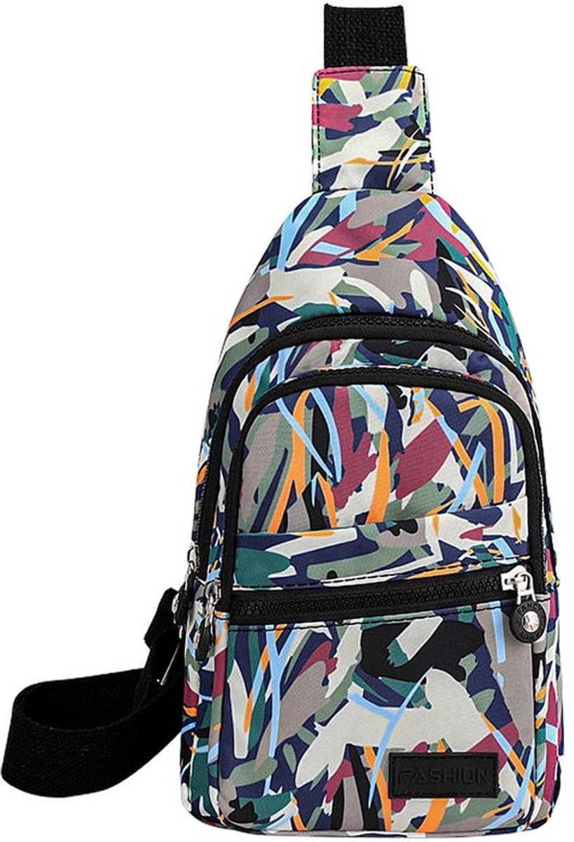 Crossbody Tas - Verstelbare Schouderband - Nylon/Polyester - Lichtgewicht 0,2 kg - Draagtas - 30x18x9 cm - Geschikt voor Reizen/Shoppen - Schoudertas