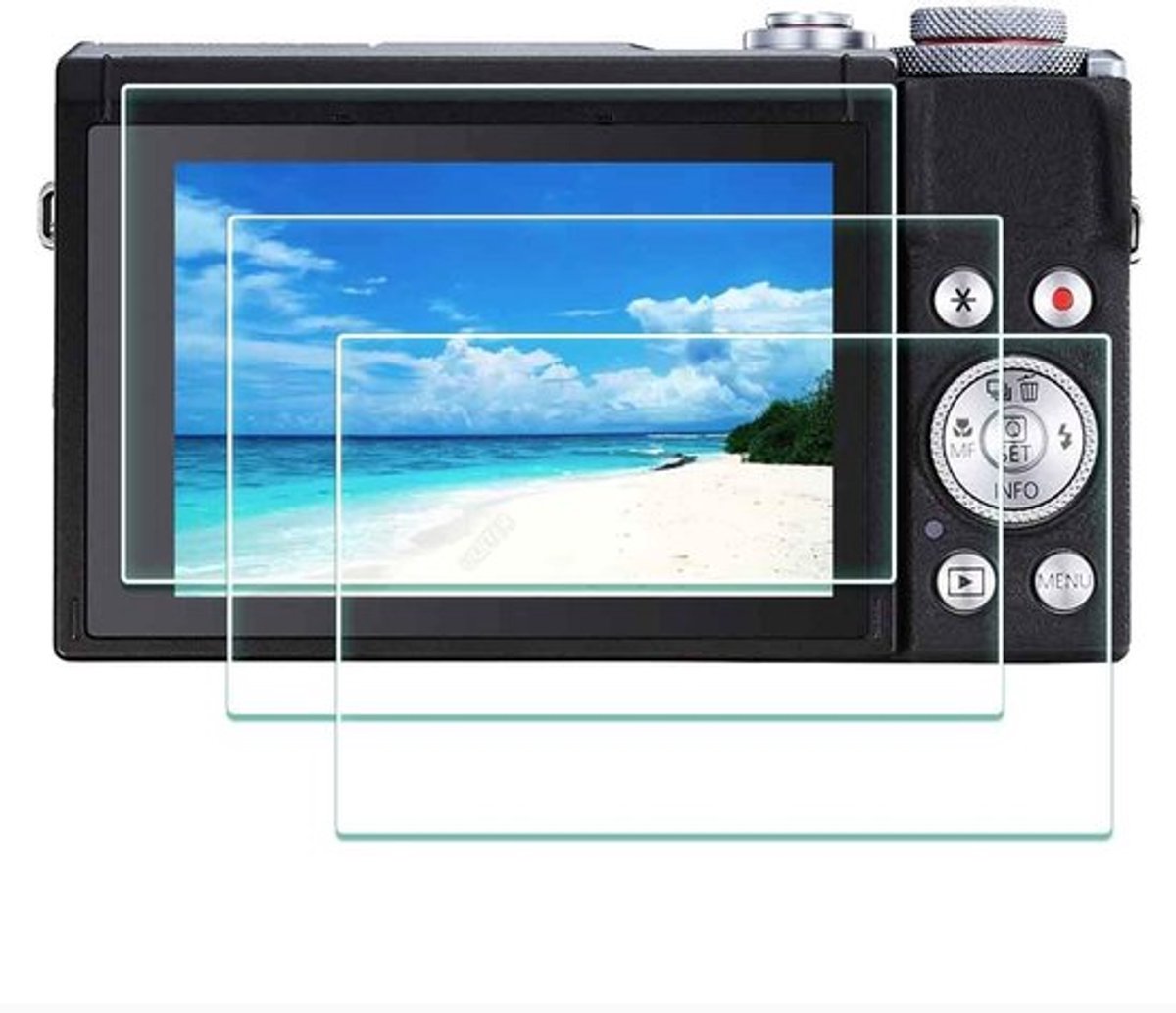 Schermbeschermer 9H Hardheid - Anti-Scratch - Anti-Fingerprint - Anti-Bubble - Ultra-Duidelijk - Gehard Glas - Camera Screen Protector