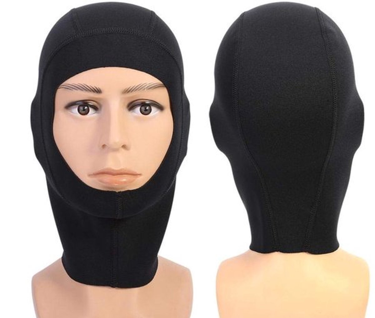 Duikmuts 1 mm/3 mm Neopreen - Duikcap - Snorkelkap - Wetsuit - Watersport - Duurzaam en elastisch