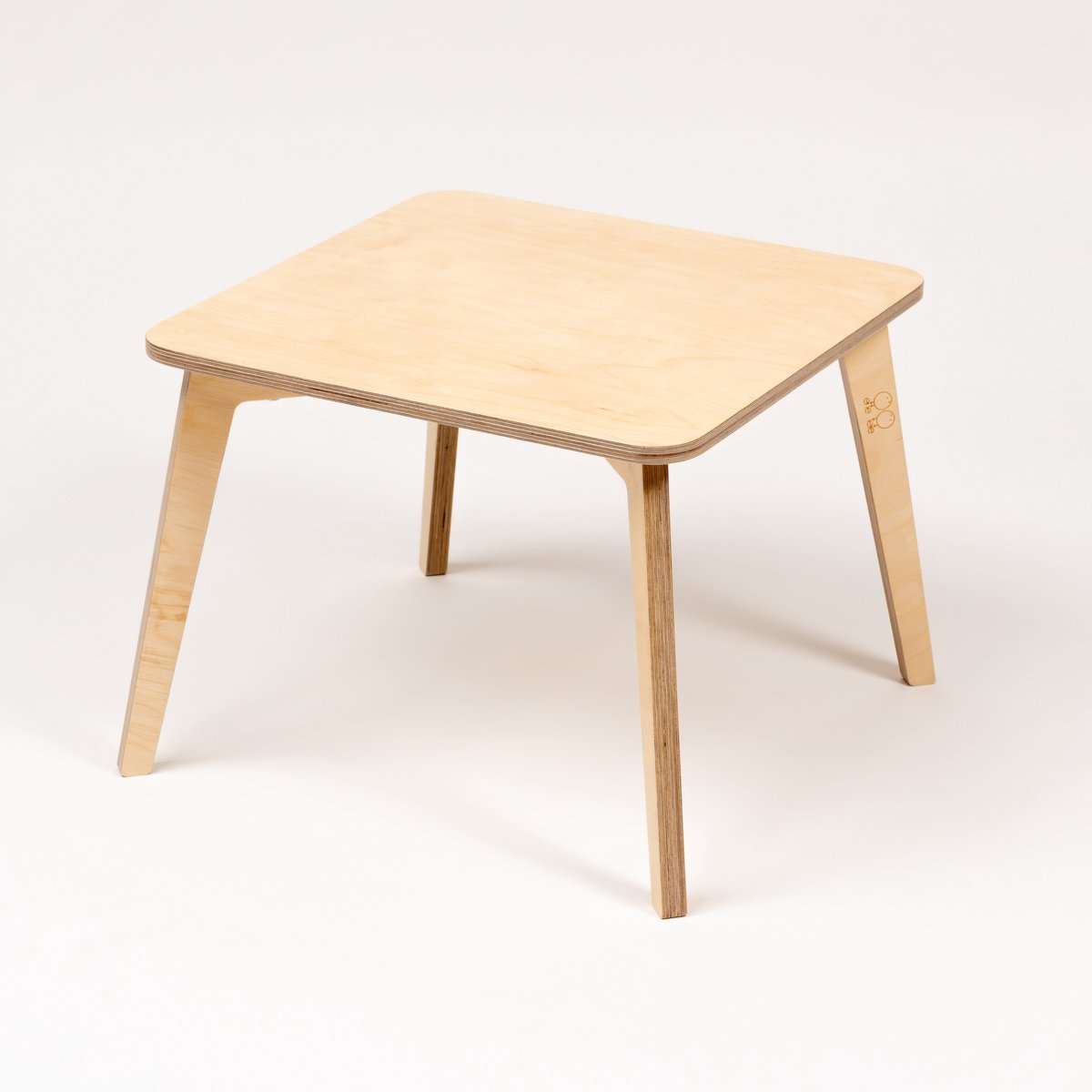 Ette Tete Tulla Table- Wooden- Kindertafel korte poten (36.5 cm)