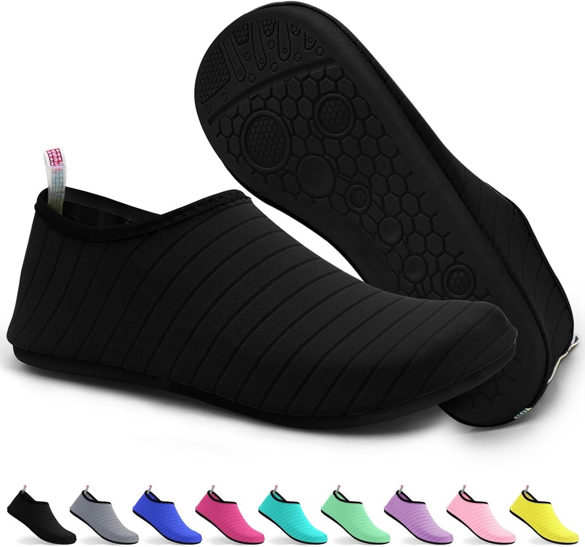 Sneldrogende aqua-zwemschoenen voor dames en heren, antislip strandschoenen voor zwembad, surfen en kajakken, ideaal voor watersportactiviteiten