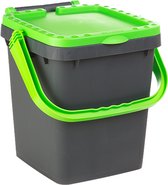 Ecoplus 20 liter afvalemmer groen - afvalscheidingsbak - sorteerbak - afvalbak