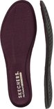 Paarse Skechers inlegzolen met 'Air-Cooled Memory Foam' opdruk.