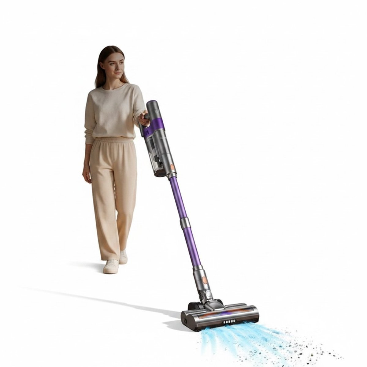 HomeGoodies ILIFE H90 Pro Steelstofzuiger met Auto-Leegstation 2-in-1 – 35kPa Zuigkracht & Draadloos – Ideaal voor Dierenhaar
