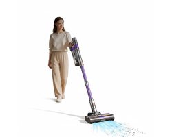 HomeGoodies ILIFE H90 Pro Steelstofzuiger met Auto-Leegstation 2-in-1 – 35kPa Zuigkracht & Draadloos – Ideaal voor Dierenhaar