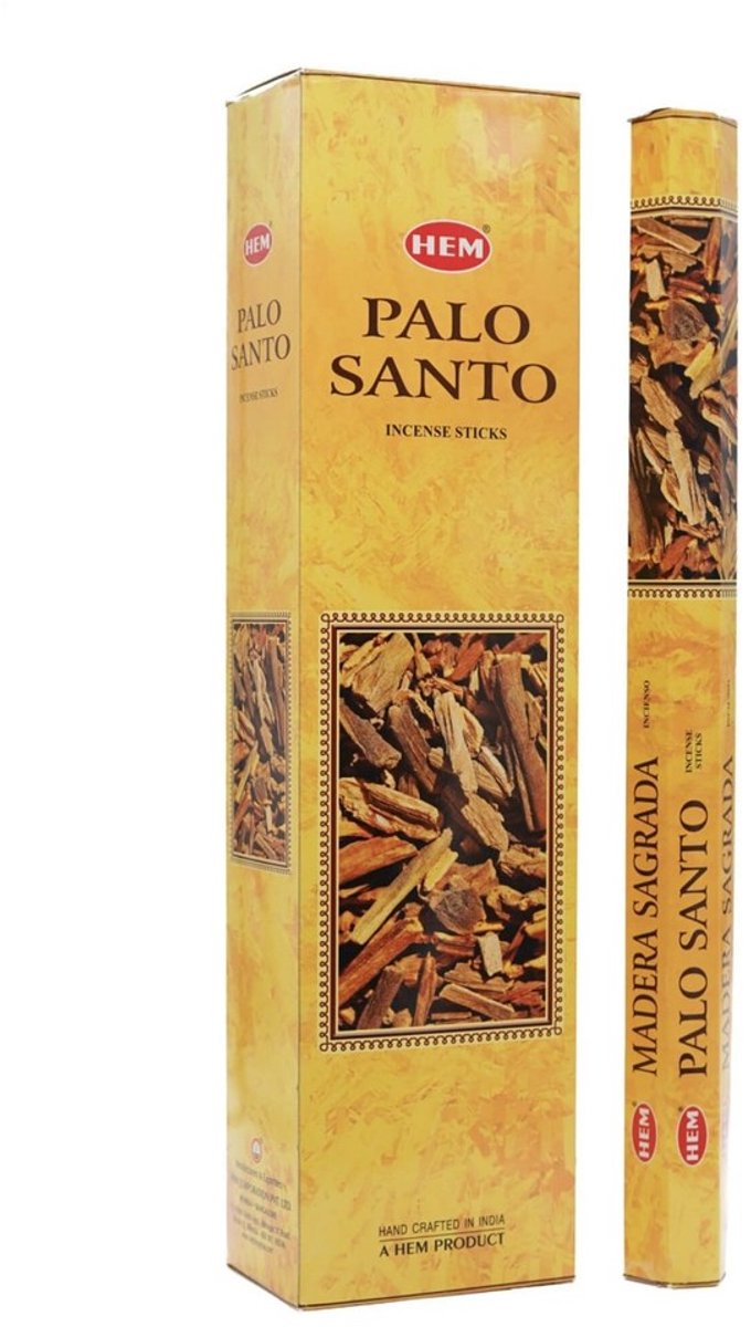 HEM Tuinwierook XL Palo Santo – 60 Wierookstokjes 30 cm voor Tuin, Terras & Meditatie Bruin